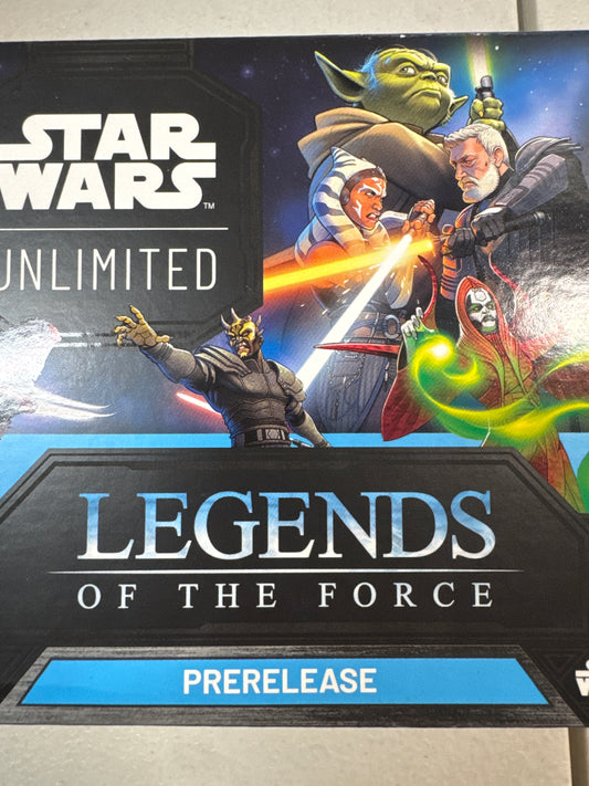 Star Wars Unlimited Legends of the Force Prerelease box