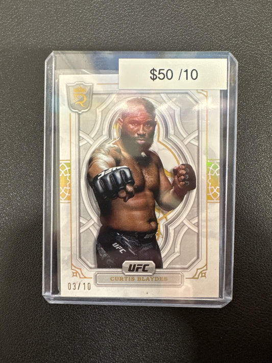 2024 Topps Royalty UFC Curtis Blaydes Gold /10