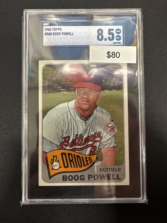1965 Topps MLB Boog Powell SGC 8.5