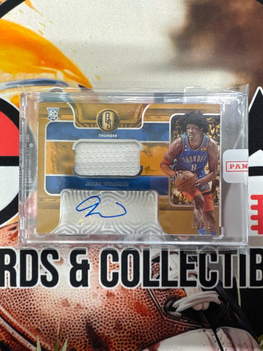 2022-23 Panini Gold Standard NBA Jalen Williams Rookie Patch Autograph /99