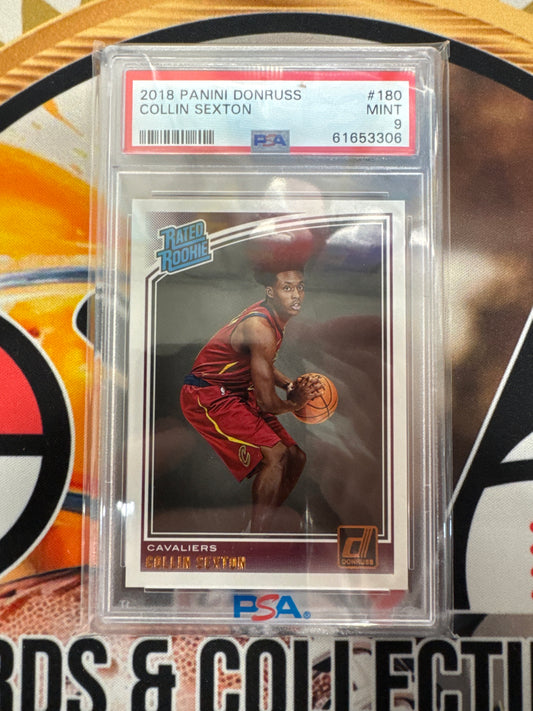 2018 Panini Donruss NBA Collin Sexton Rated Rookie PSA 9
