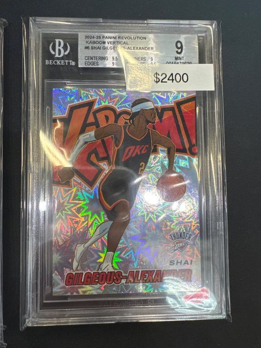 2024-25 Revolution Shia Gilgeous-Alexander Kaboom! BGS 9