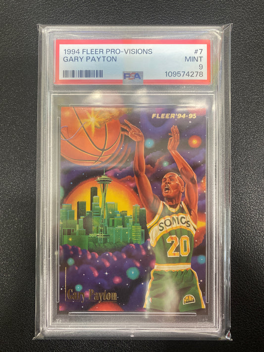 1994 Fleer Pro-Visions Gary Payton PSA 9