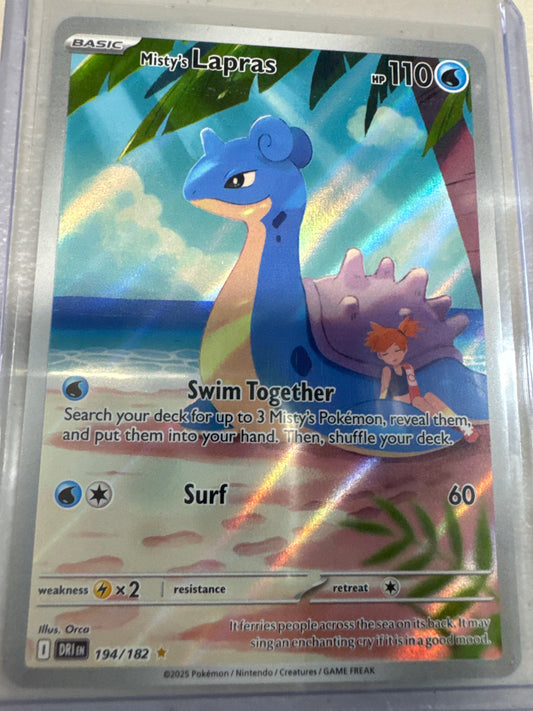 Pokemon Misty’s Lapras 194/182 Destined Rivals