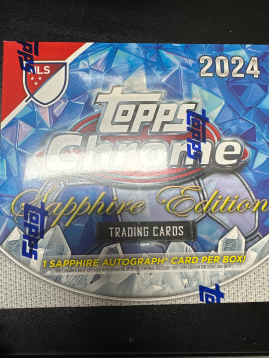 2024 Topps Chrome MLS sapphire hobby