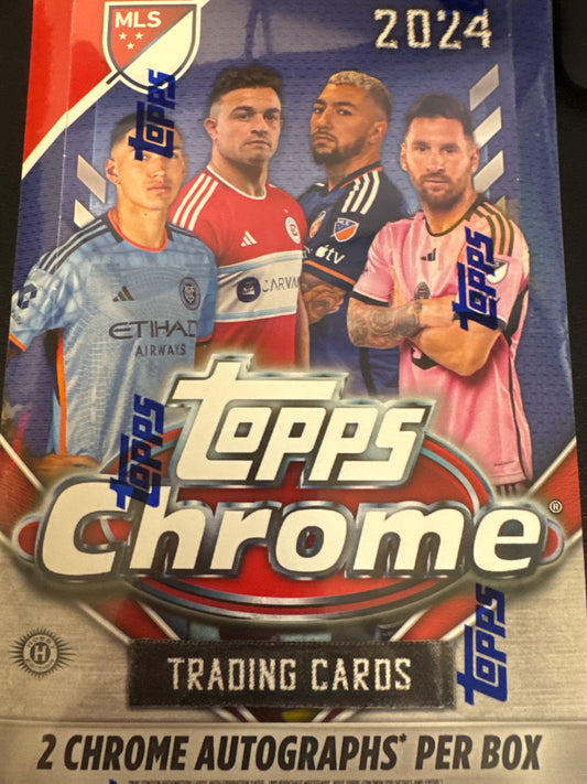 2024 Topps Chrome MLS soccer hobby box