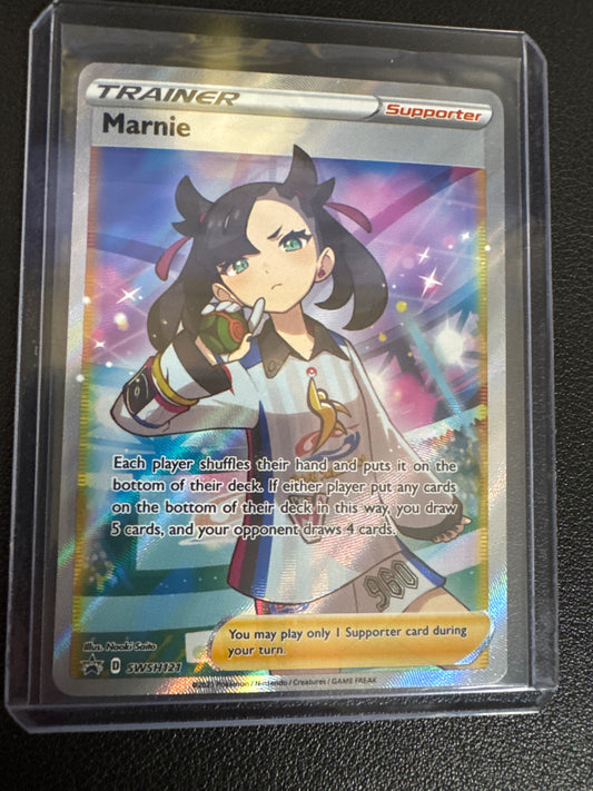 Pokemon Marnie SWSH121 full art promo