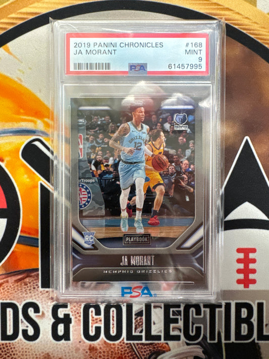 2019 Panini Chronicles NBA Ja Morant Rookie PSA 9