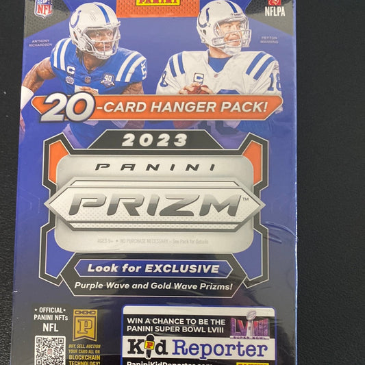 2023 NFL Prizm Football Hanger Box