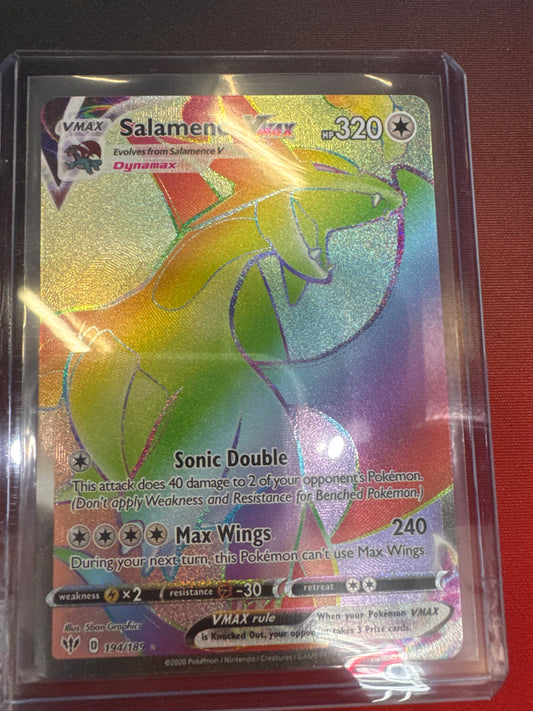 Pokemon Salamence VMAX 194/189 Darkness Ablaze
