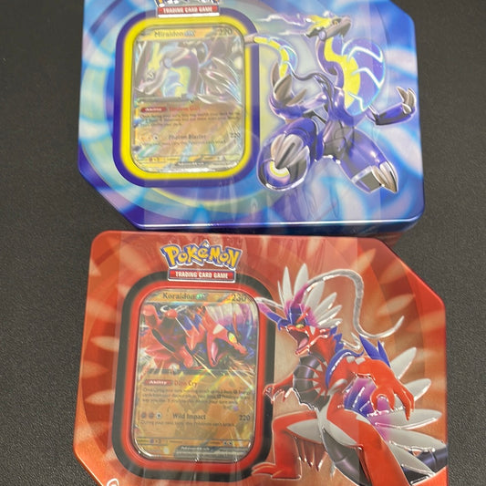 Pokemon Paldea Evolved tins