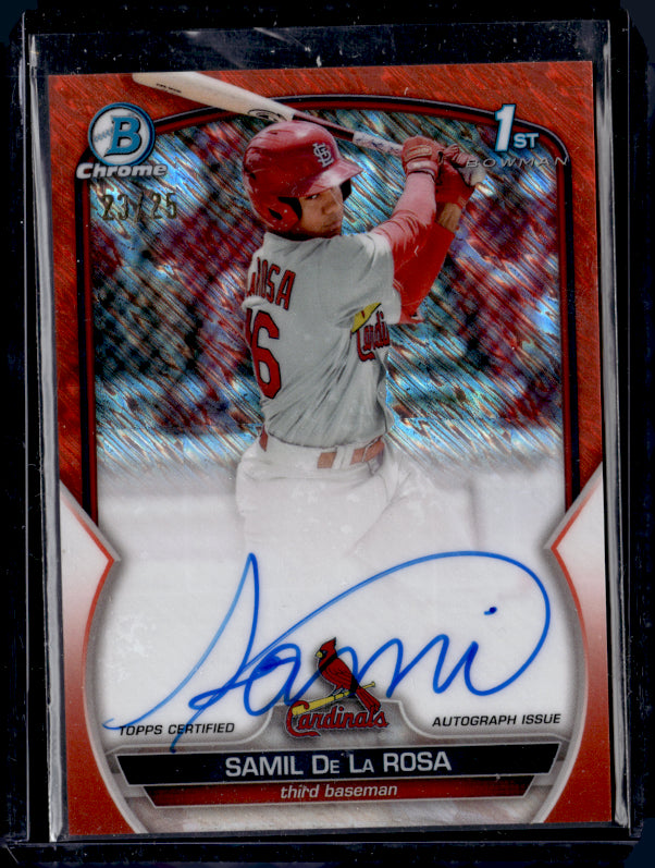 2023 Bowman #CPA-SD Samil De La Rosa /25