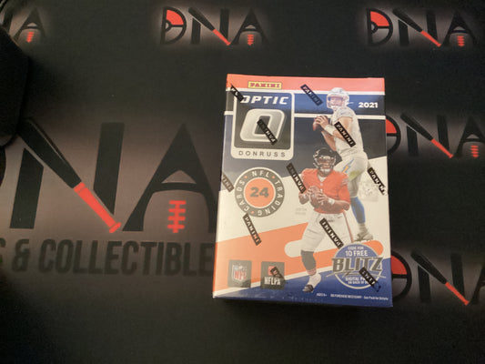 2021 Optic NFL Football Blaster Purple Shock