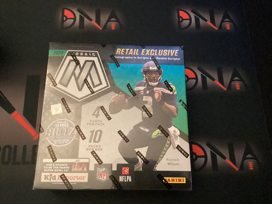 2021 Mosaic NFL Football Mega Reactive Blue