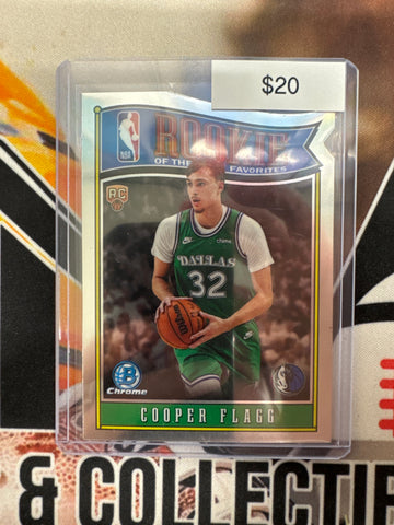 2025 Bowman Basketball Cooper Flagg Rookie Of The Year Favorites Die-Cut