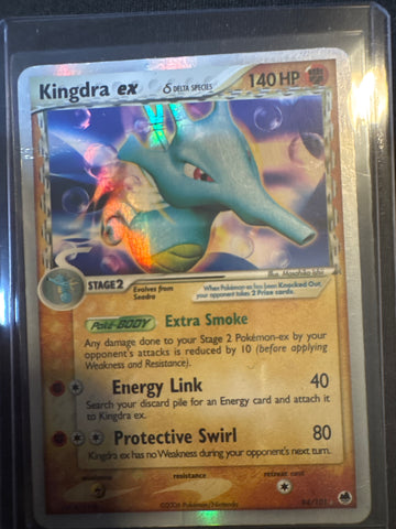 Pokemon Kingdra ex 94/101 Dragon Frontiers DM