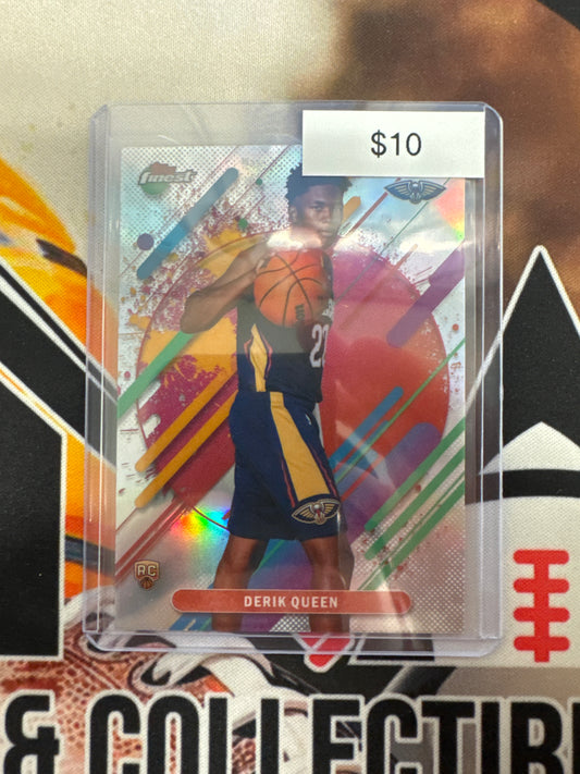 2026 Topps Finest NBA Derik Queen Rookie Rare Refractor
