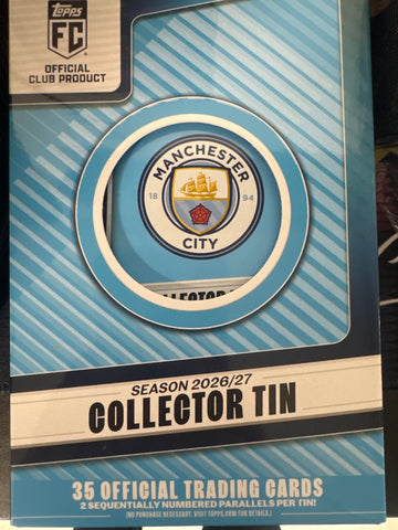 2026-27 Topps Manchester City Collector tin