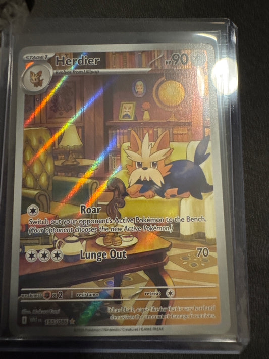 Pokemon Herdier 155/086 White Flare