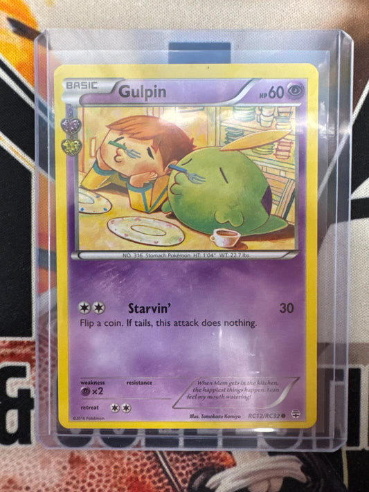 Pokémon Gulpin Non Holo Generations: Radiant Collection RC12/RC32 NM