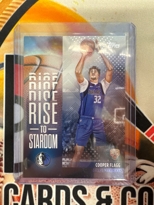 2025-26 Topps Flagship NBA Cooper Flagg Rise To Stardom Rookie