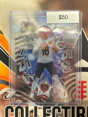 2025 Topps Signature Class NFL Caleb Williams Star Cast Acetate SSP