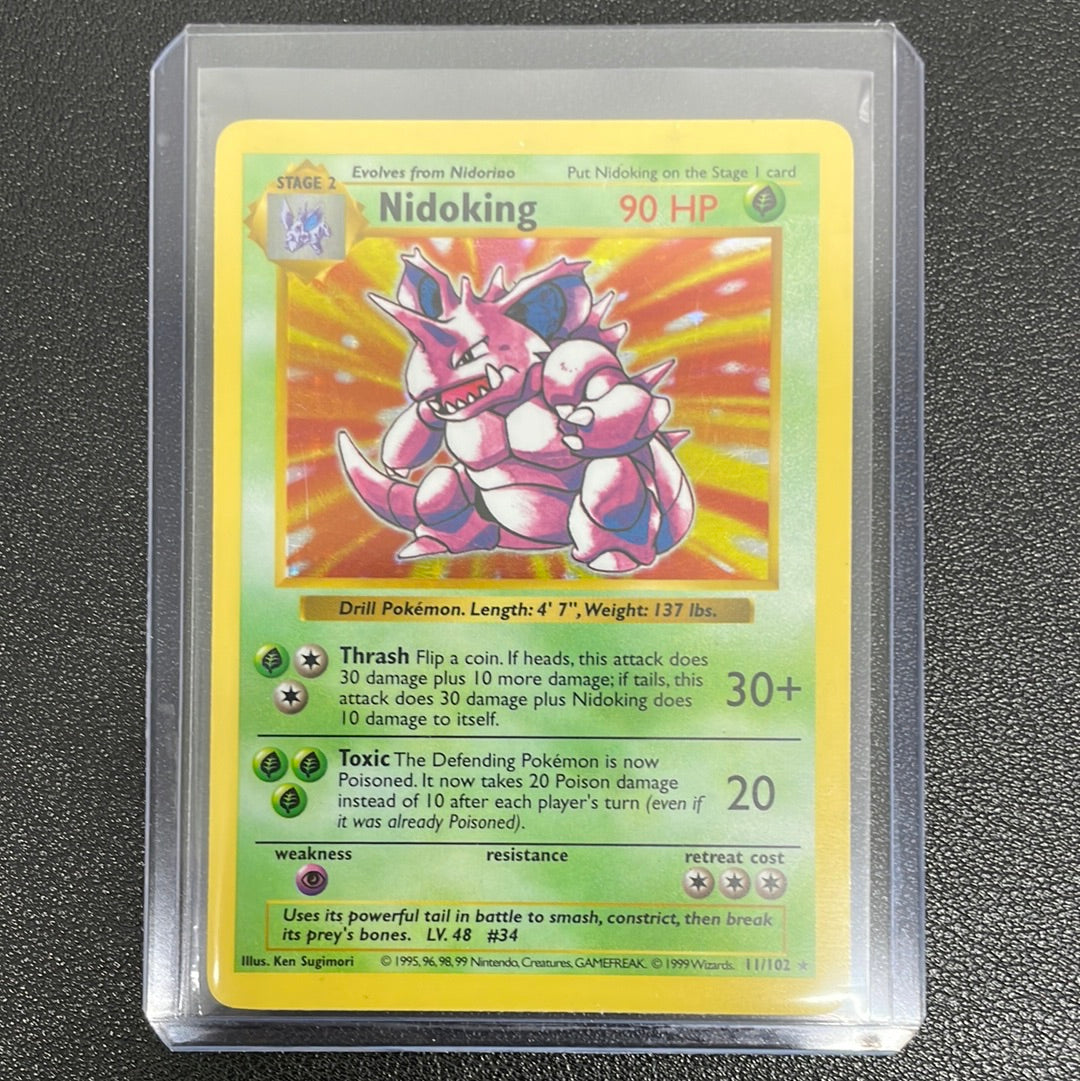 Pokémon Shadowless Nidoking (Base Set) 11/102 – DNAcardshop