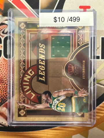 2010 Panini Crown Royale NBA Maurice Lucas Living Legend ls Relic /499