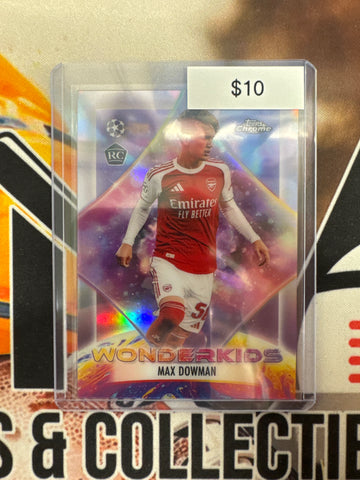 2026 Topps Chrome Champions League Max Dowman Rookie Wonderkids