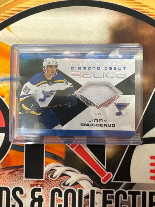 2025-26 Upper Deck Black Diamond NHL Jimmy Snuggerud Diamond Debut Relics