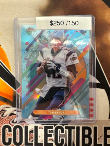 2025 Topps Finest NFL Tom Brady Rare Aqua Refractor /150