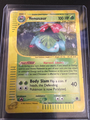 Pokémon Venusaur Holo Expedition 30/165 DM