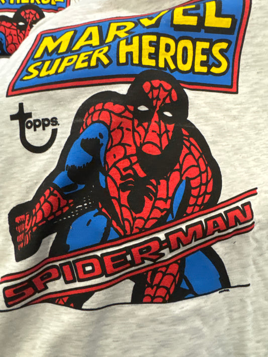 Topps Homage Marvel Super Heroes Spider-Man grey youth T-Shirt