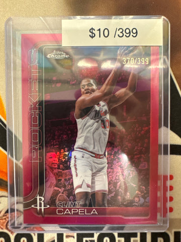 2026 Topps Chrome NBA Update Clint Capela Magenta Refractor /399