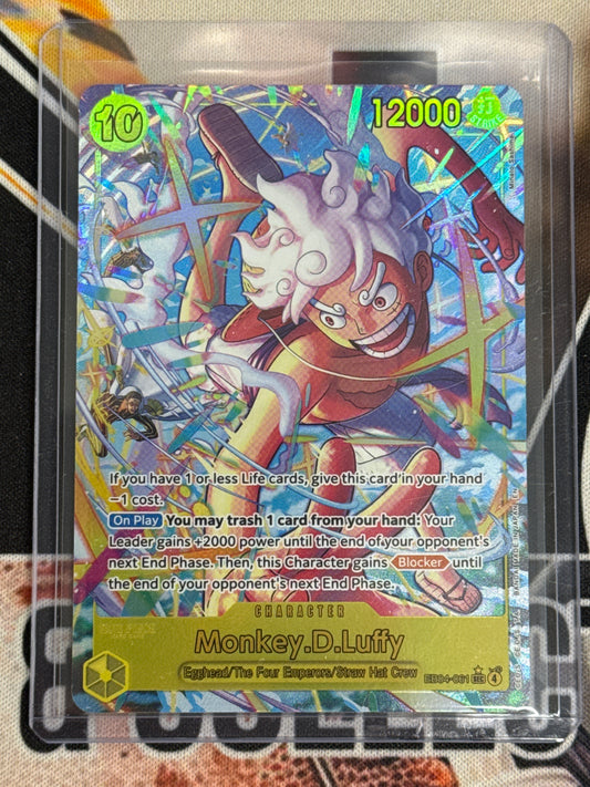 One Piece Monkey.D.Luffy Secret Rare Alternate Art Adventure On Kami’s Island EB04-061