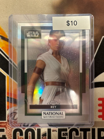 2026 Topps Chrome Star Wars X The National Rey Refractor