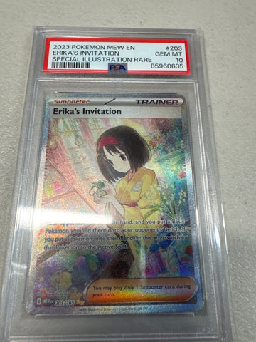 Pokemon Erika’s Invitation 203/165 PSA 10