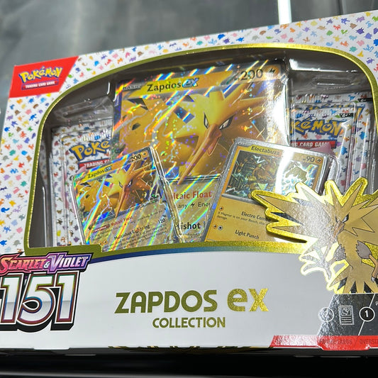2023 Pokémon Scarlet & Violet 151 Zapdos Ex Collection