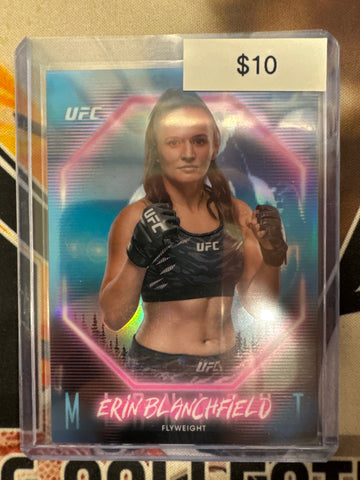 2025 Topps Midnight UFC Erin Blanchfield Refractor