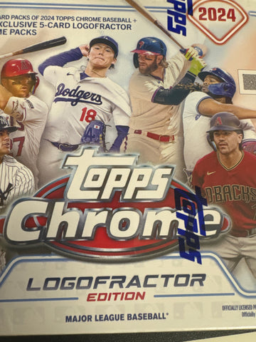 2024 Topps Chrome Logofractor Mega box