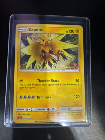 Pokemon Zapdos 012/034 Classic Collection