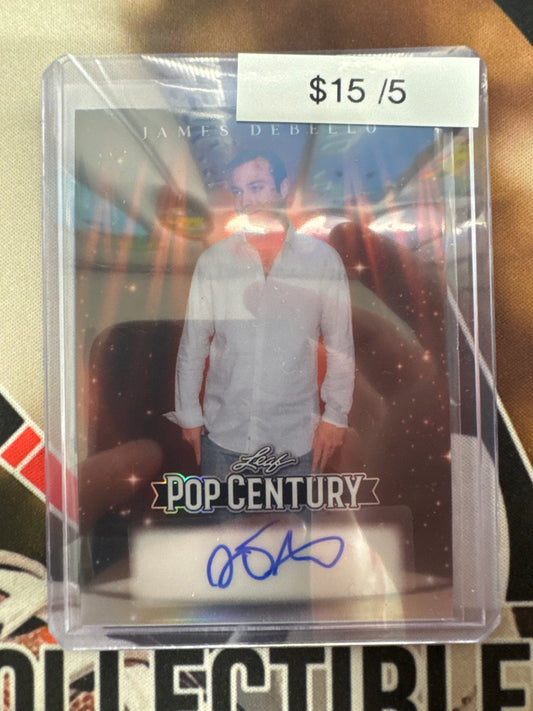 2026 Leaf Pop Century James Debello Autograph /5
