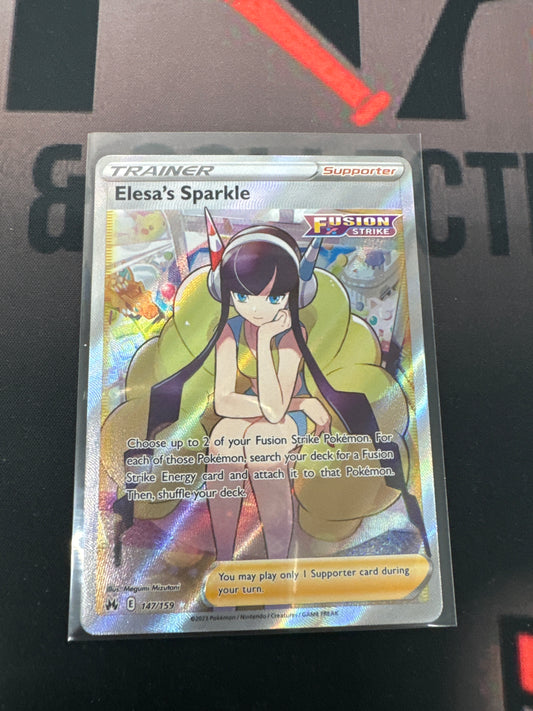 Pokémon Trainer Elesa’s Sparkle Crown Zenith Full Art 147/159