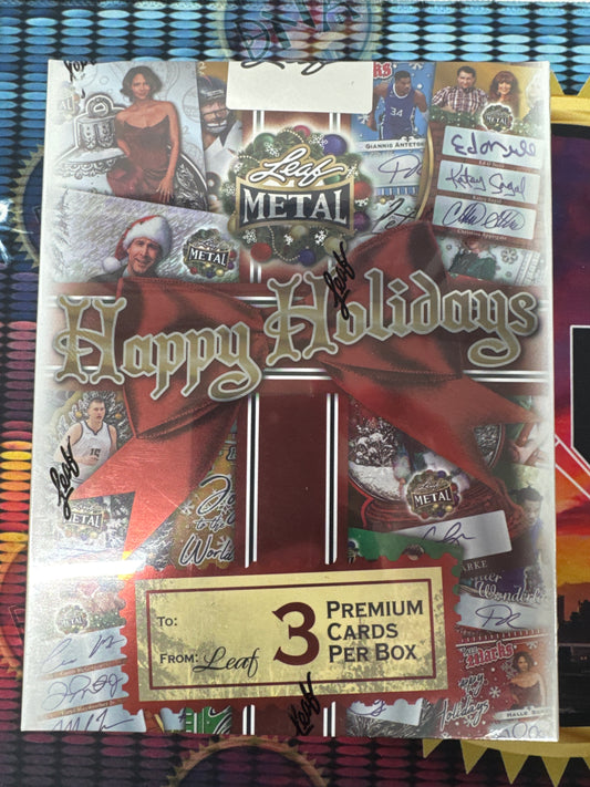 2025 Leaf Metal Happy Holidays Hobby Box