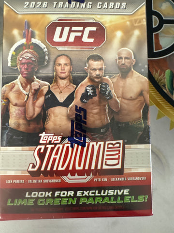 2026 Topps Stadium Club UFC Blaster Value Box