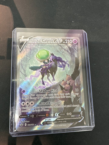 Pokémon Shadow Rider Calyrex V 172/198 Chilling Reign