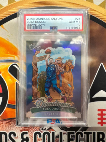 2023 Panini One And One NBA Luka Doncic Downtown PSA 10