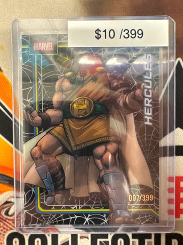 2026 Topps Chrome Marvel Hercules Spider-Web Refractor /399