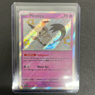 Pokémon Mimikyu Shiny Rare Paldean Fates 160/091