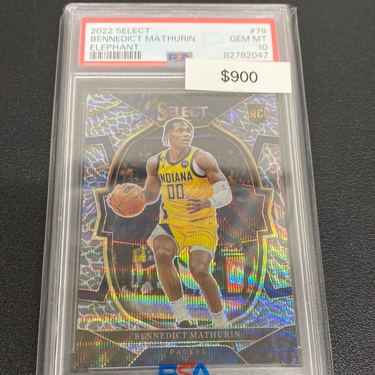 2022 Select Benedict Mathurin Elephant concourse PSA 10